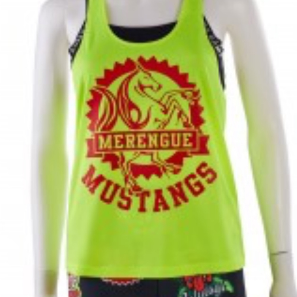 Zumba open back tank, new with tags